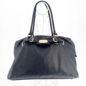 BIG Michael Kors Hudson Tote Gold Hardware  100% Leather Vintage